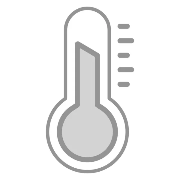 温度計医療 ベクトルグラフィックイラストアイコン — ストックベクタ