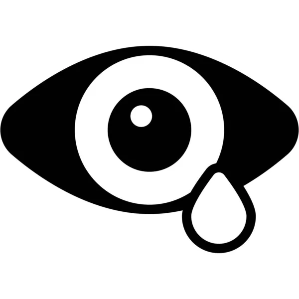 Cuidados Com Olhos Médico Vetor Gráfico Ícone Ilustração — Vetor de Stock