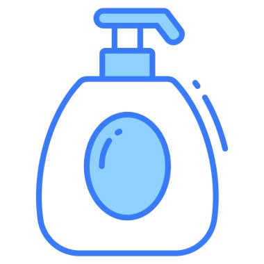 Nemlendirici simgesi, moda biçimi, Beyaz Arkaplan 'da izole edilmiş, Stock vektör çizimleri.