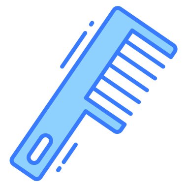 tarak simgesi, moda biçimi, Beyaz Arkaplanda izole edilmiş, Stock vektör çizimleri.