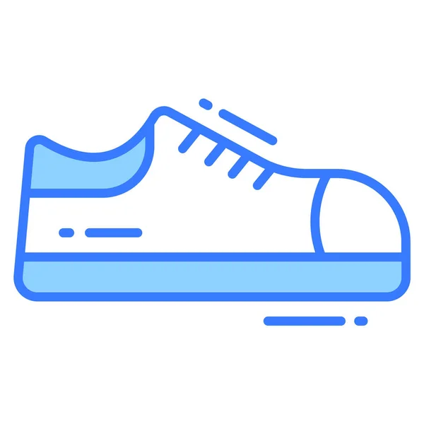 Ayakkabı Simgesi Moda Biçimi Beyaz Arkaplanda Izole Edilmiş Stock Vektör — Stok Vektör