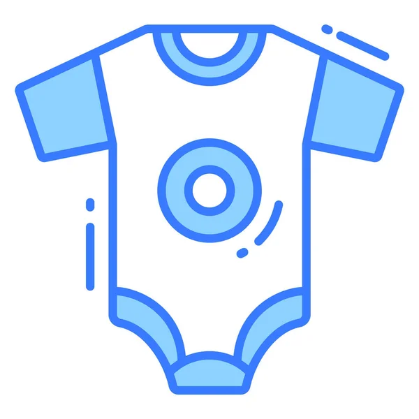 Baby Anzug Symbol Trendiger Stil Isoliert Auf Weißem Hintergrund Stockvektorillustrationen — Stockvektor