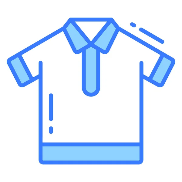 Icône Shirt Style Branché Isolé Sur Fond Blanc Illustrations Vectorielles — Image vectorielle