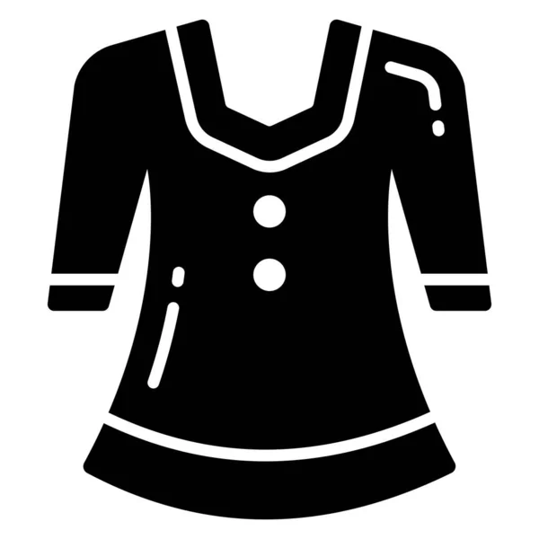 Dame Anzug Symbol Trendiger Stil Isoliert Auf Weißem Hintergrund Stock — Stockvektor