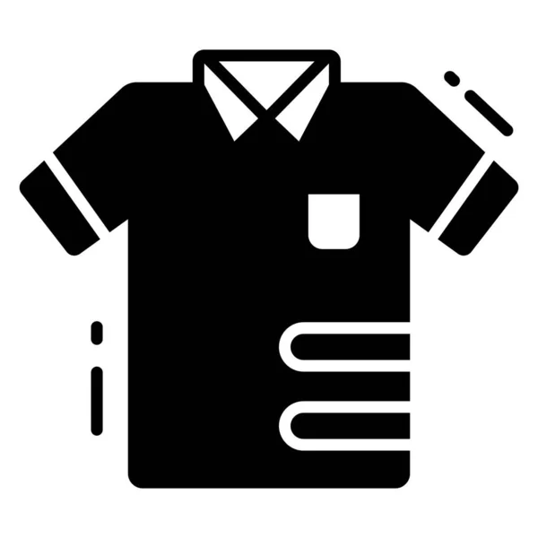 衬衫图标 流行风格 独立于白色背景 股票矢量插图 — 图库矢量图片