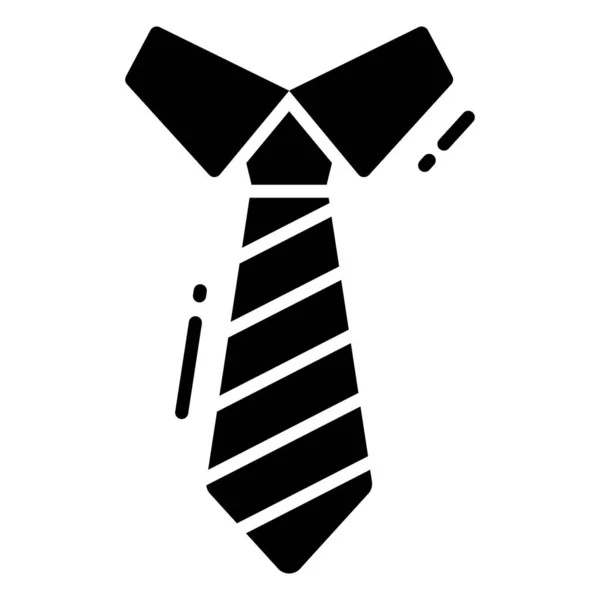 Значок Краватки Модний Стиль Ізольовані Білому Тлі Стокові Векторні Ілюстрації — стоковий вектор