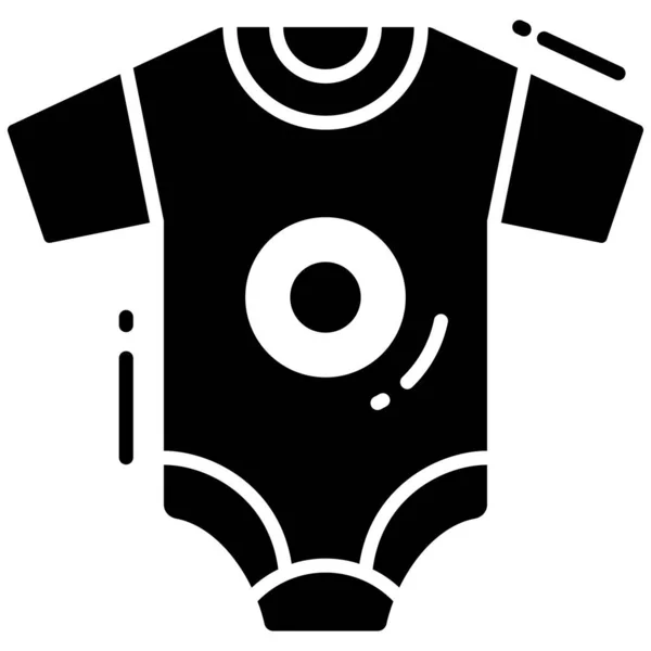 Baby Suit Ikon Trendi Stílus Elszigetelt Fehér Háttér Stock Vektor — Stock Vector