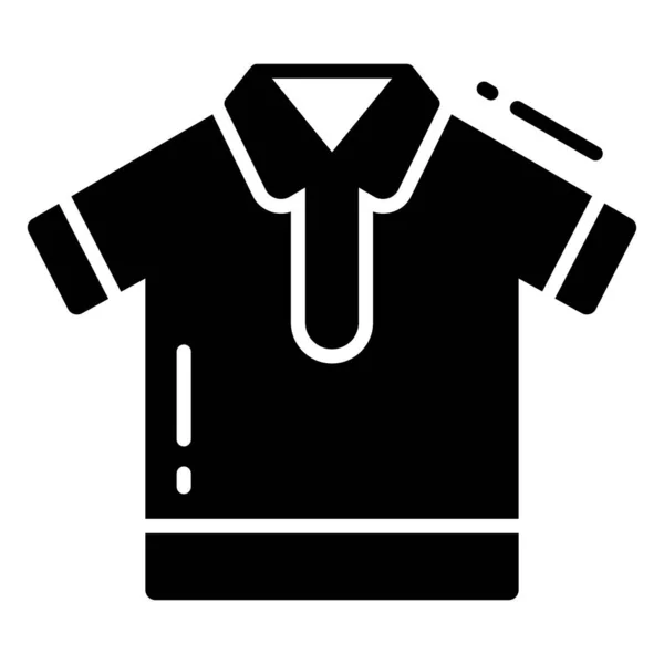 Icône Shirt Style Branché Isolé Sur Fond Blanc Illustrations Vectorielles — Image vectorielle