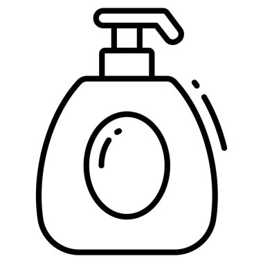 Nemlendirici simgesi, moda biçimi, Beyaz Arkaplan 'da izole edilmiş, Stock vektör çizimleri.