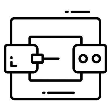 Kemer simgesi, moda biçimi, Beyaz Arkaplanda izole edilmiş, Stock vektör çizimleri.