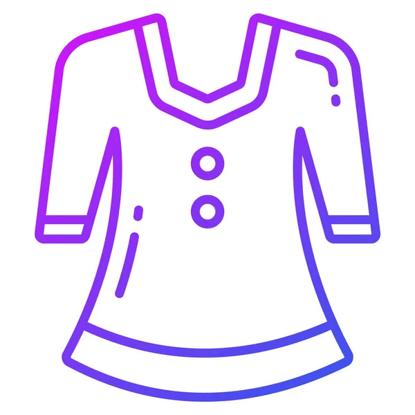 Lady Suit Icon Stile Trendy Isolato Sfondo Bianco Illustrazioni Vettoriali — Vettoriale Stock