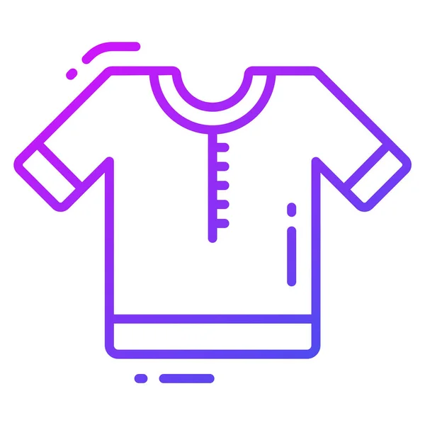Ikona Košile Módní Styl Izolované Bílém Pozadí Stock Vektorové Ilustrace — Stockový vektor