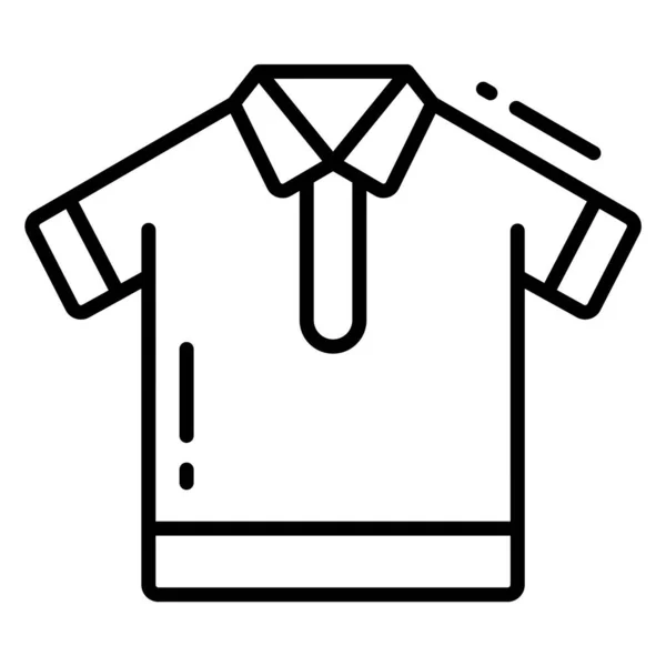 Ícone Camiseta Estilo Moderno Isolado Fundo Branco Ilustrações Vetor Estoque —  Vetores de Stock