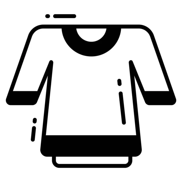 Ícone Camisa Estilo Moderno Isolado Fundo Branco Ilustrações Vetor Estoque — Vetor de Stock