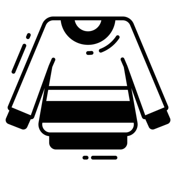 Ikona Swetra Modny Styl Odizolowany Białym Tle Ilustracje Wektora — Wektor stockowy
