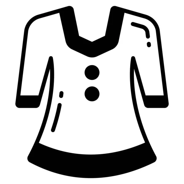 Icône Costume Dame Style Branché Isolé Sur Fond Blanc Illustrations — Image vectorielle