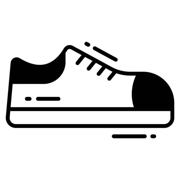 Иконка Обуви Модный Стиль Изолированный Белом Фоне Векторные Иллюстрации — стоковый вектор