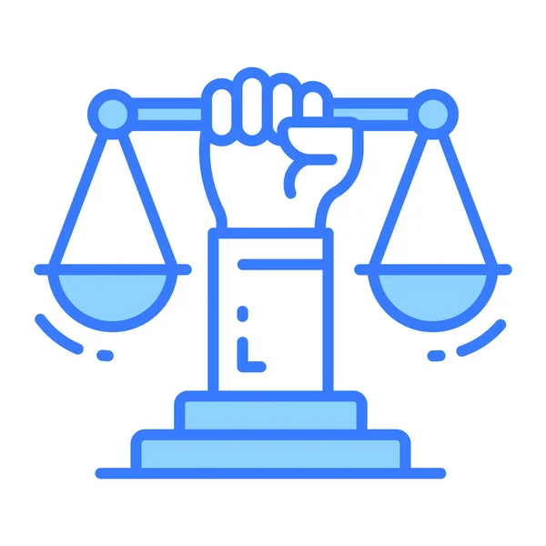 Droit Justice Droit Auteur Icône Propriété Intellectuelle — Image vectorielle