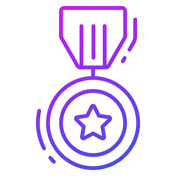 Award Badge Auteursrecht Icoon Intellectuele Eigendom — Stockvector