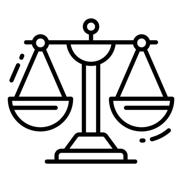 Justice Law Copyright Law Intellectual Property Icon — Stock Vector