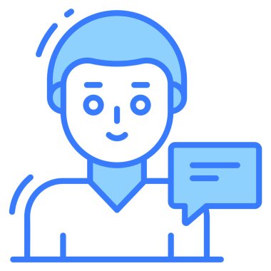 Müşteri gözden geçirme simgesi, Anket ve Geribildirim, modern vektör illüstrasyonu 