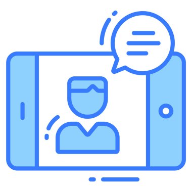 Çevrimiçi Tanımlama simgesi, Anket ve Geribildirim, modern vektör illüstrasyonu 