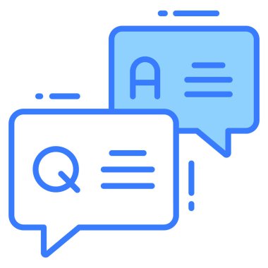 Anket ve Geribildirim, modern vektör çizimi 