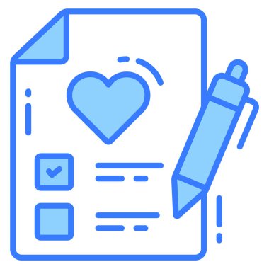 İstek Listesi Anketi ve Geribildirim, modern vektör çizimi 