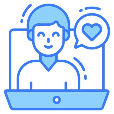 Simge, Anket ve Geribildirim gibi, modern vektör çizimi 