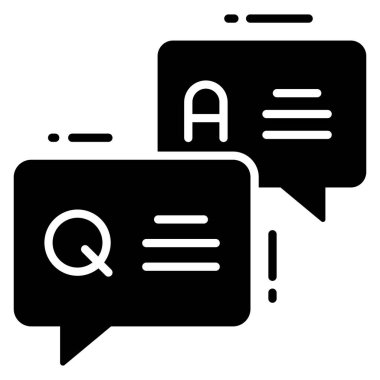 Anket ve Geribildirim, modern vektör çizimi 