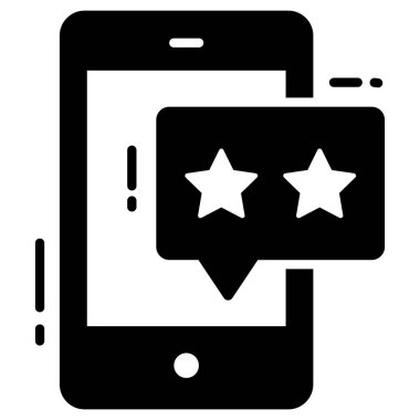 çevrimiçi derecelendirme simgesi, Anket ve Geribildirim, modern vektör illüstrasyonu 