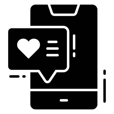 Kalp değerlendirme ikonu, Anket ve Geribildirim, modern vektör illüstrasyonu 