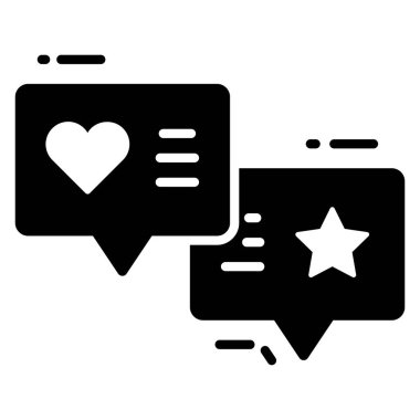 Referans simgesi, Anket ve Geribildirim, modern vektör illüstrasyonu 