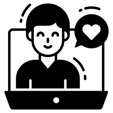 Simge, Anket ve Geribildirim gibi, modern vektör çizimi 