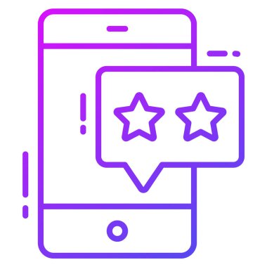 çevrimiçi derecelendirme simgesi, Anket ve Geribildirim, modern vektör illüstrasyonu 