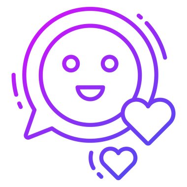 Tatmin simgesi, Anket ve Geribildirim, modern vektör çizimi 