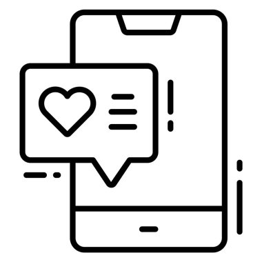 Kalp değerlendirme ikonu, Anket ve Geribildirim, modern vektör illüstrasyonu 