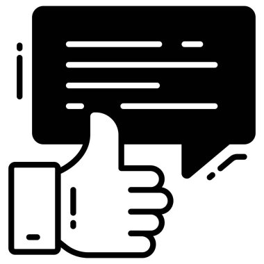 Simge, Anket ve Geribildirim gibi, modern vektör çizimi 