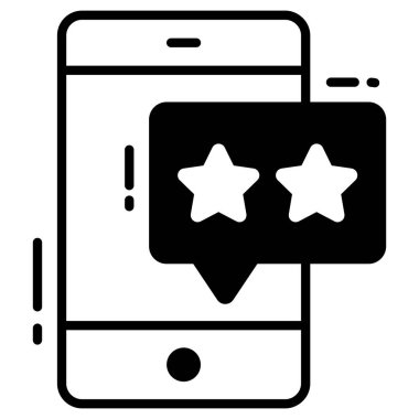 çevrimiçi derecelendirme simgesi, Anket ve Geribildirim, modern vektör illüstrasyonu 