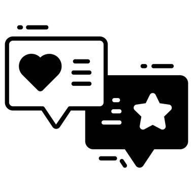 Referans simgesi, Anket ve Geribildirim, modern vektör illüstrasyonu 