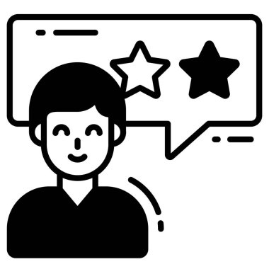 Müşteri geribildirim simgesi, Anket ve Geribildirim, modern vektör illüstrasyonu 