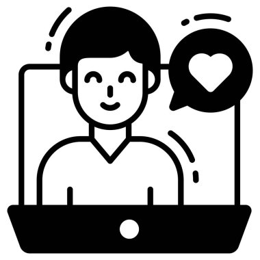 Simge, Anket ve Geribildirim gibi, modern vektör çizimi 