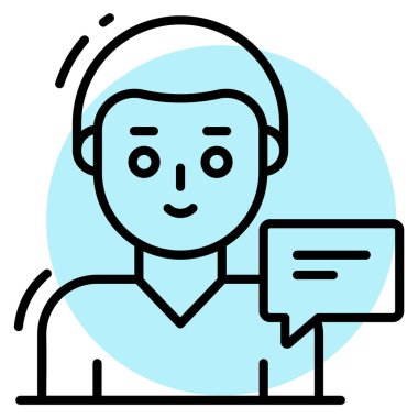 Müşteri gözden geçirme simgesi, Anket ve Geribildirim, modern vektör illüstrasyonu 