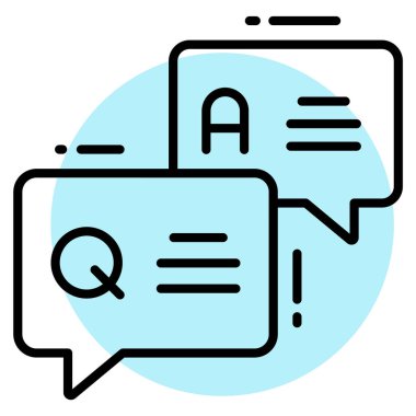 Anket ve Geribildirim, modern vektör çizimi 