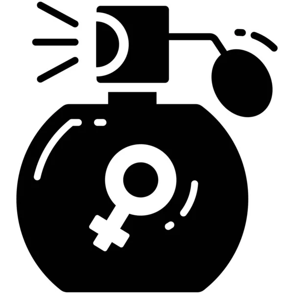 Ikona Parfému Pro Ženy Symbol Symbol — Stockový vektor