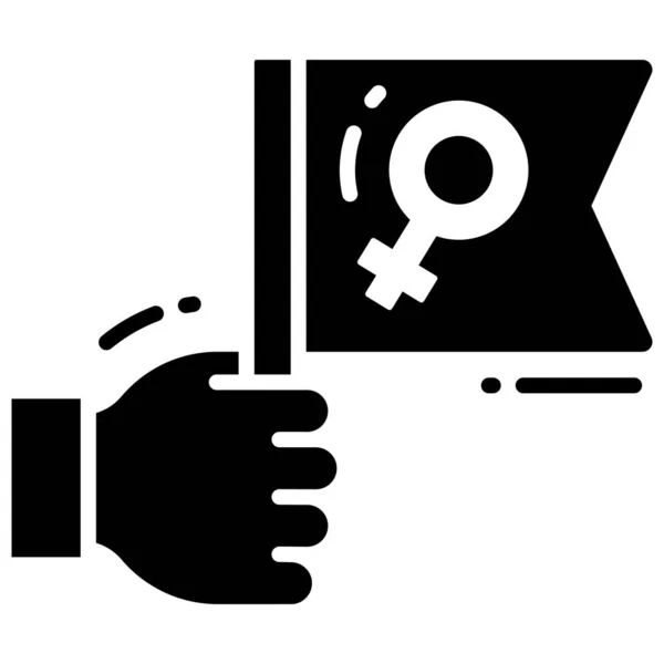 Violence Domestique Glyphe Icône Signe Symbole Icône — Image vectorielle