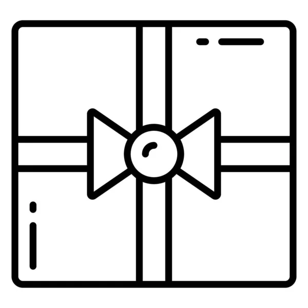 Gift Line Icon Sign Symbol Icon — Stock Vector