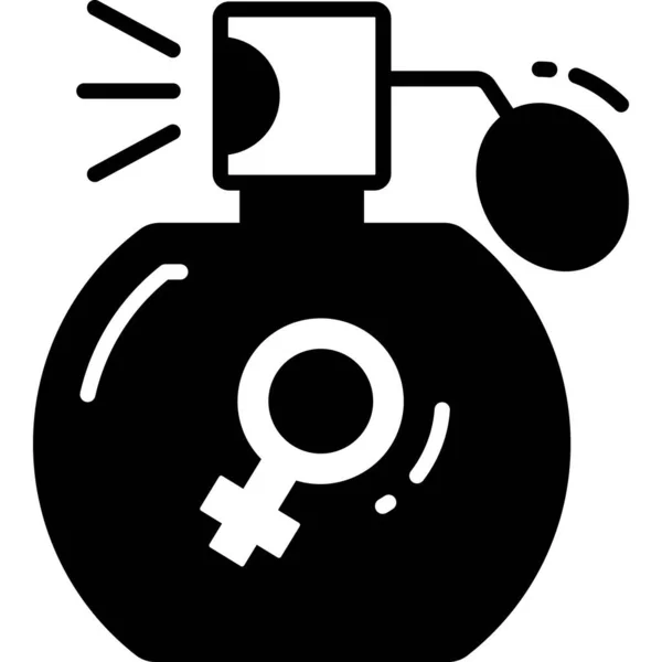 Femme Parfum Icône Signe Symbole Icône — Image vectorielle