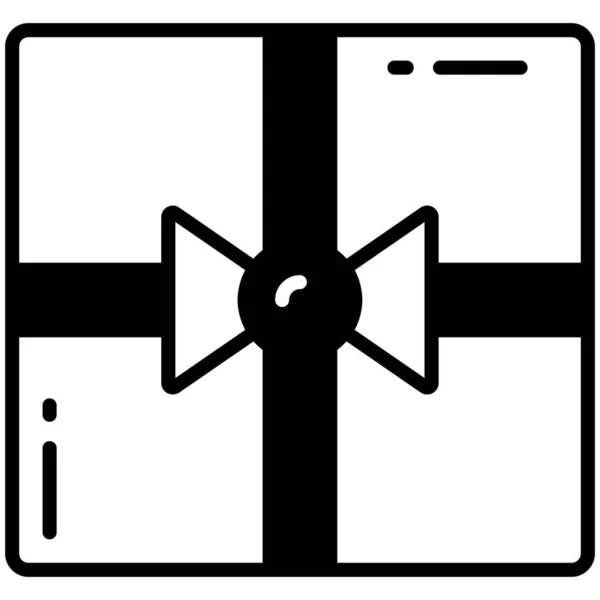 Icône Cadeau Signe Icône Symbole — Image vectorielle