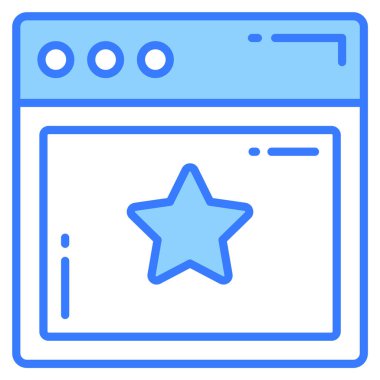 Favori vektör simgesi. Grafik ve web tasarımı için resim.